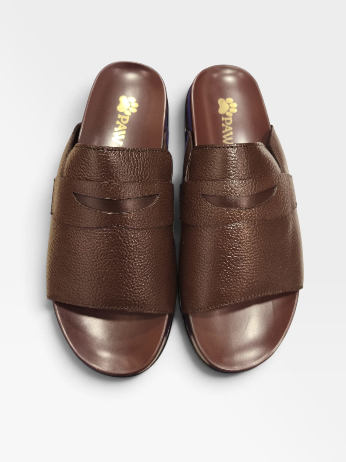 Paw Leather Slippers -K2613