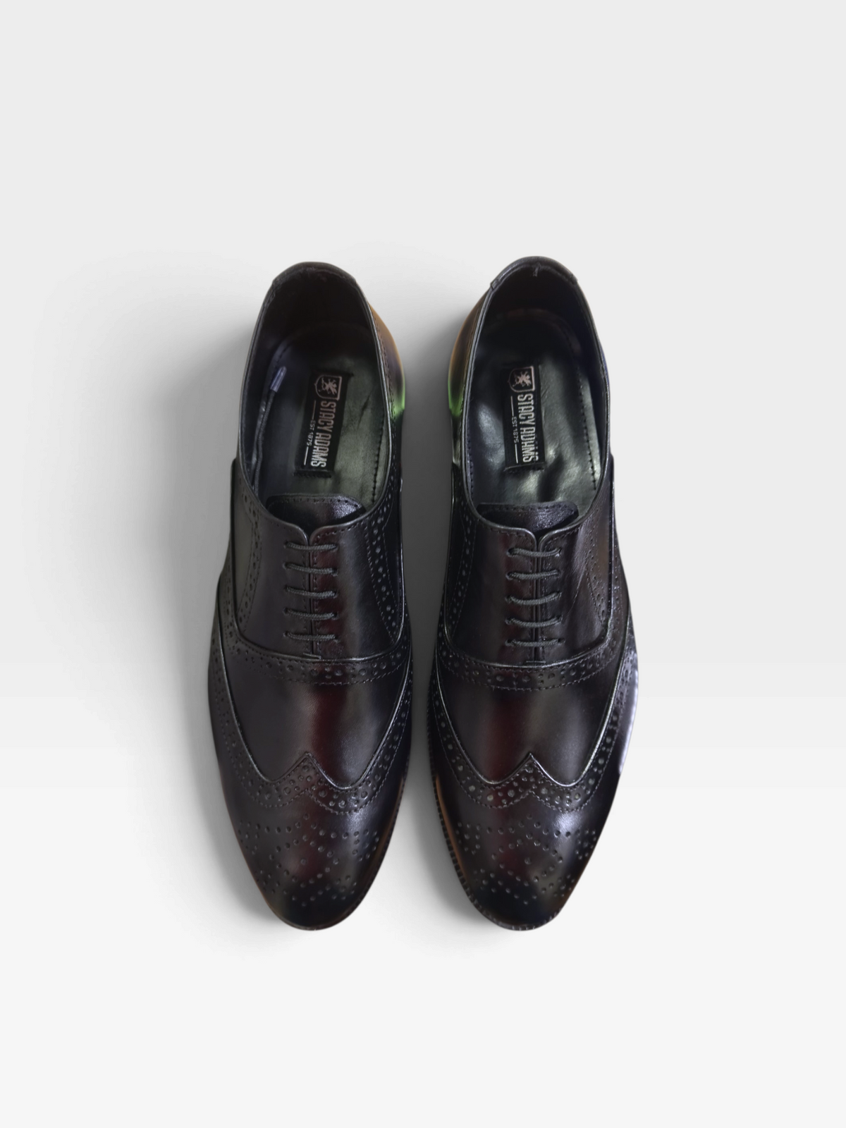 StacyAdams Hand Crafted Brogue Leather Shoes-S9243