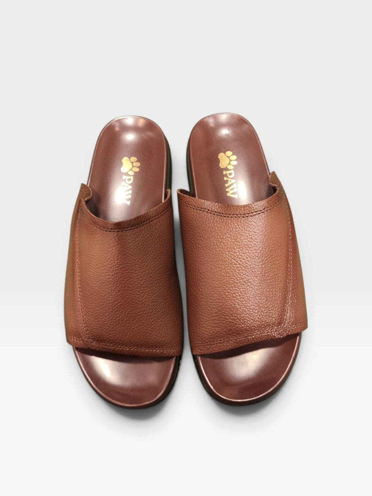 Paw Leather Slippers -K3906