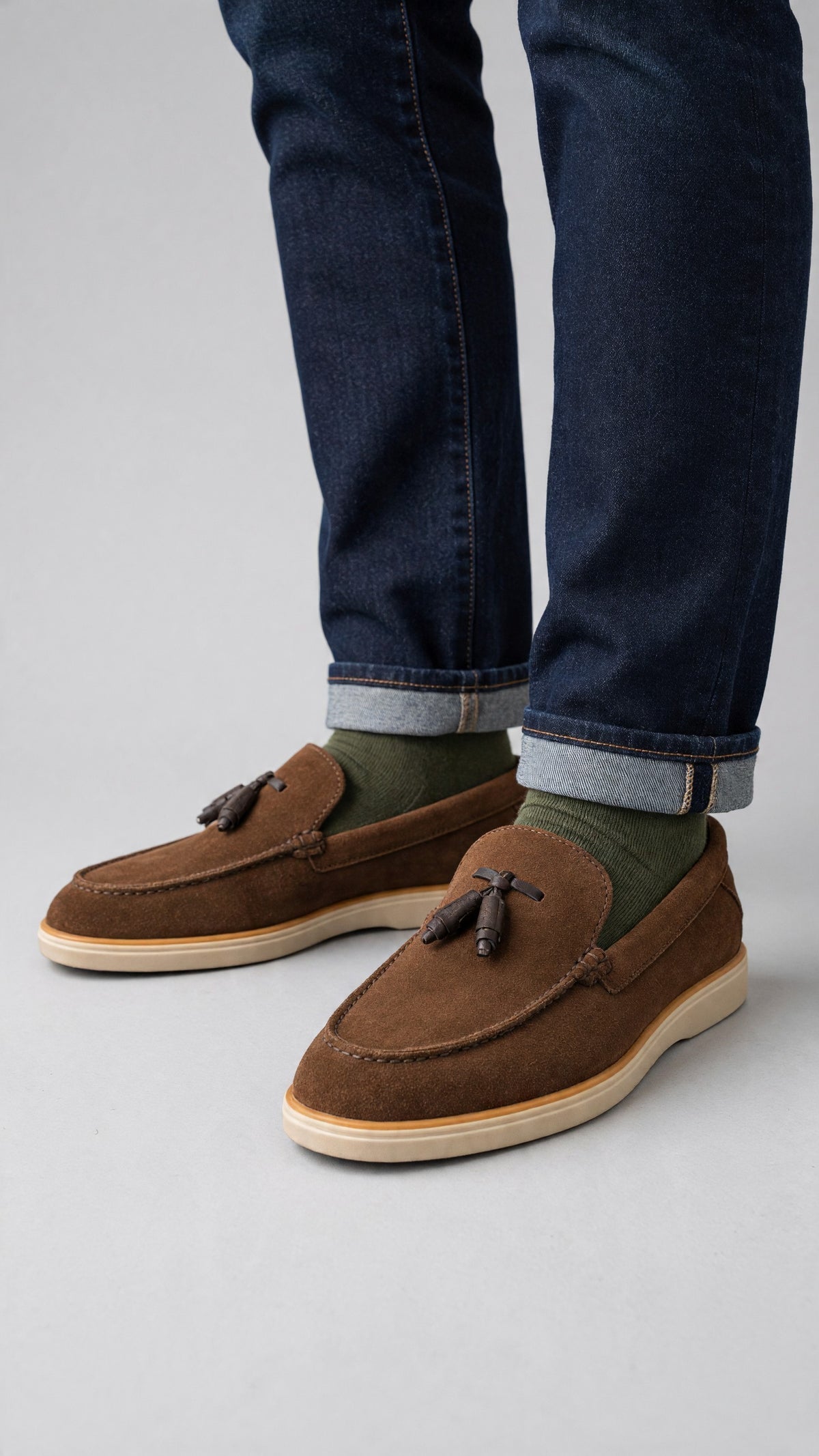 Chatham Suede Tassel Loafers-k89014