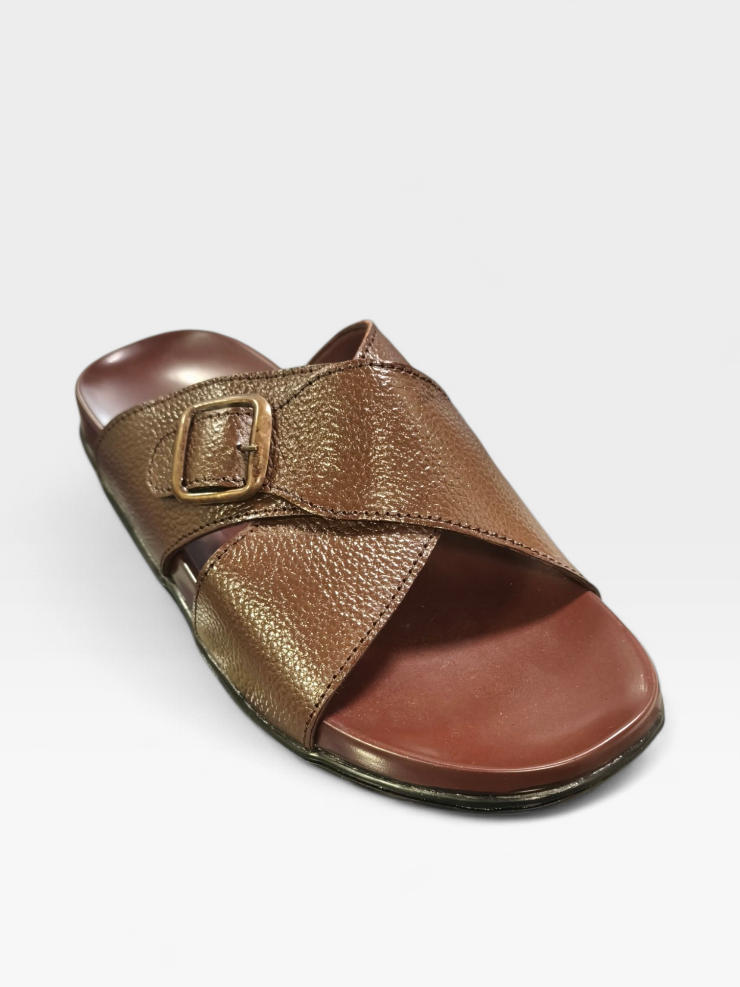 PAW LEATHER SLIDE -k2615