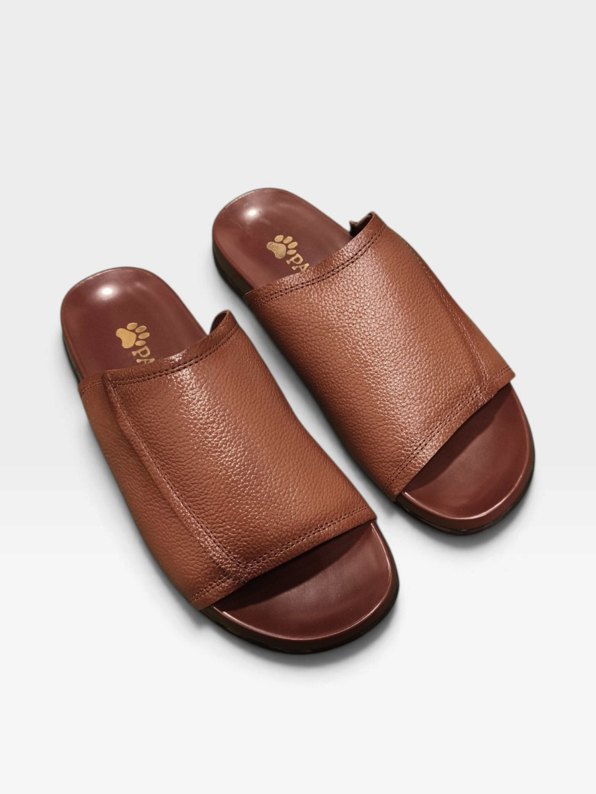 Paw Leather Slippers -K3906