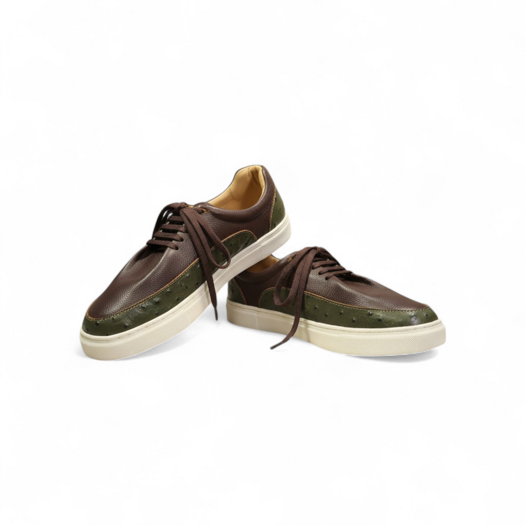 Low Top Leather Sneakers