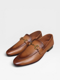StacyAdams Pebble Grain Leather Loafers -H2121