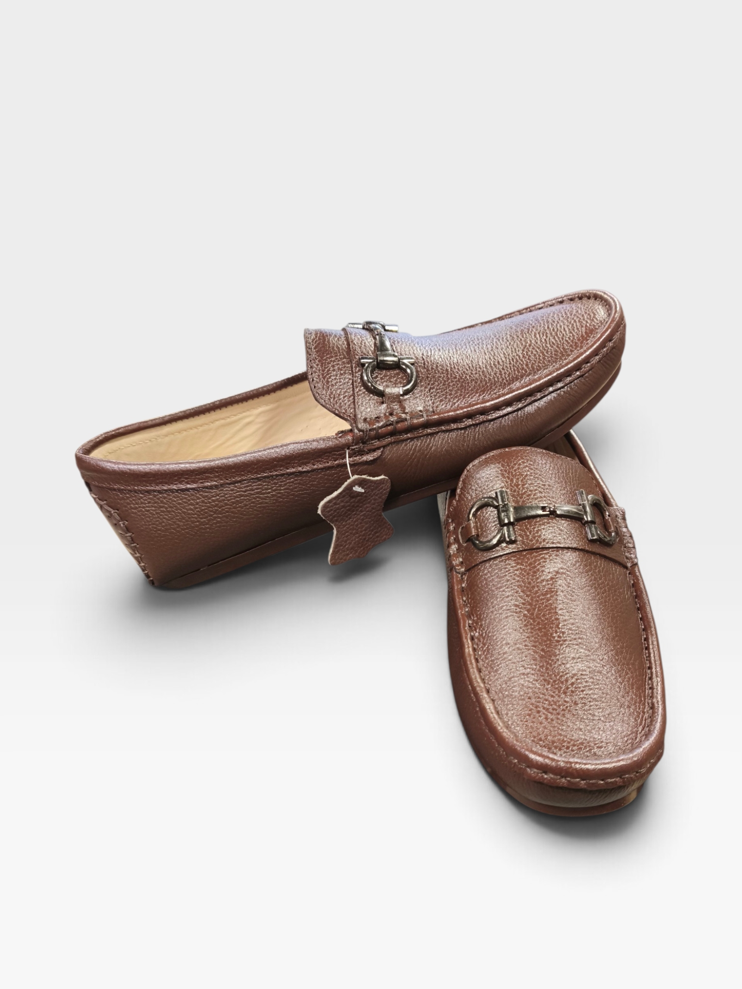 "Paw" Medicated Leather Loafers-P2083