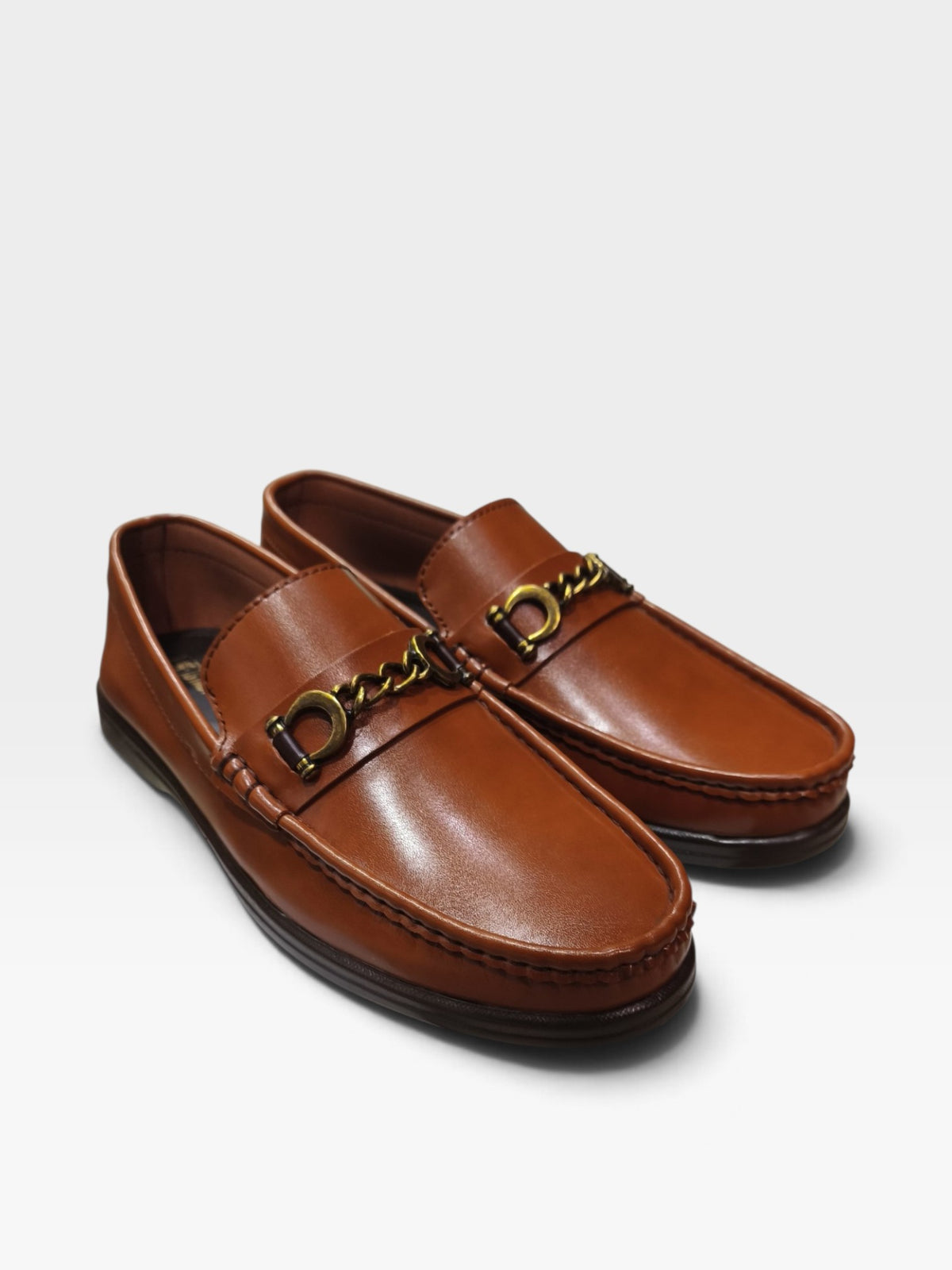 Horsebit Patina Finish Loafers- W1770