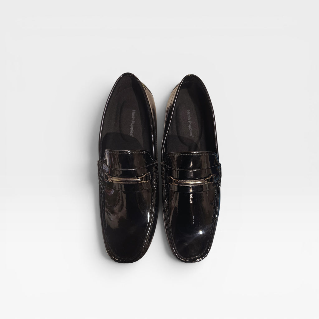 Hushpuppies Patent Moccasin-Richi