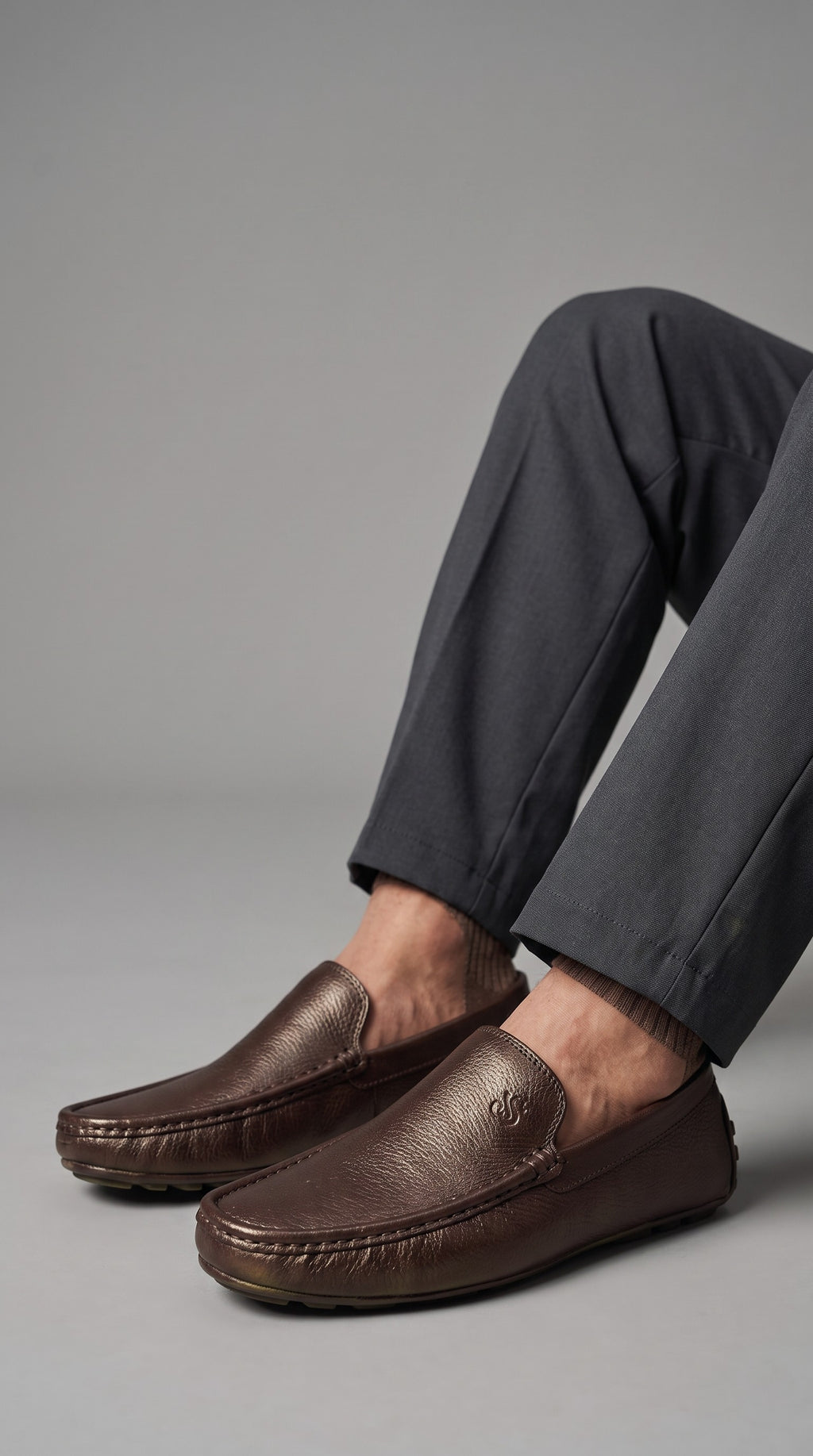 Premium Leather SlipOn Drivers-A1704