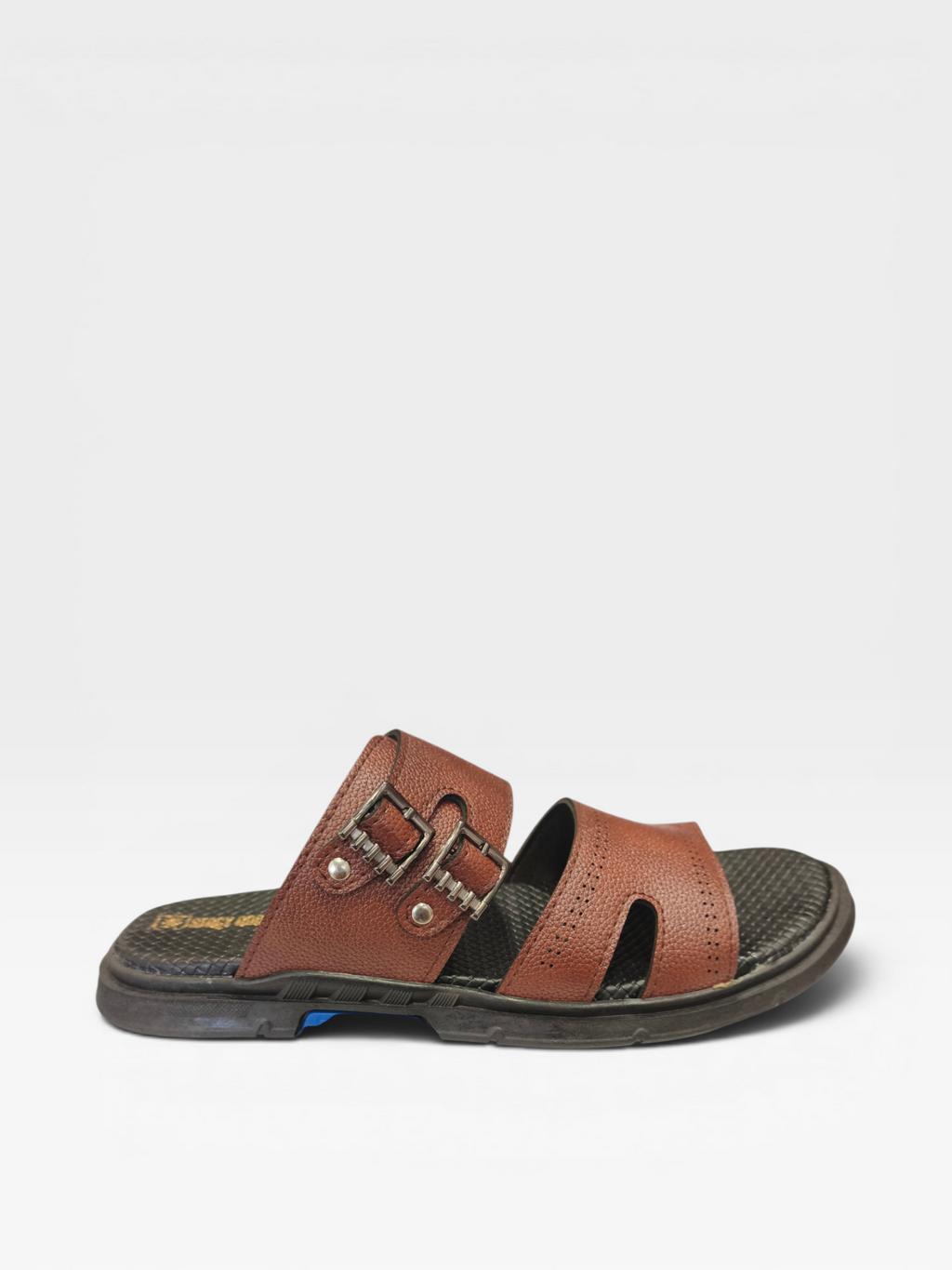 Double Buckle Slippers-W517