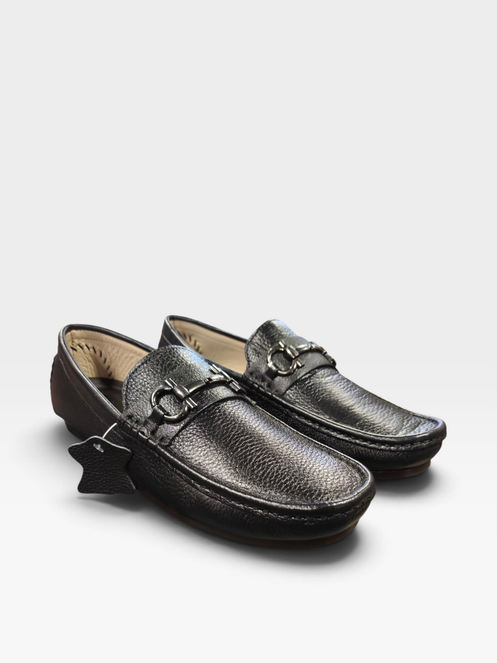 "Paw" Medicated Leather Loafers-P2083