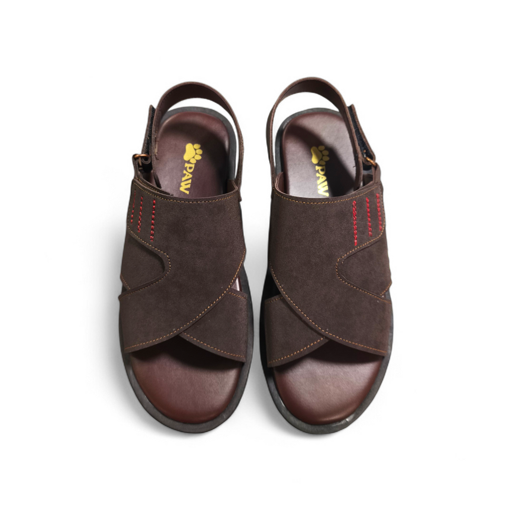 PAW NUBUCK SANDALS