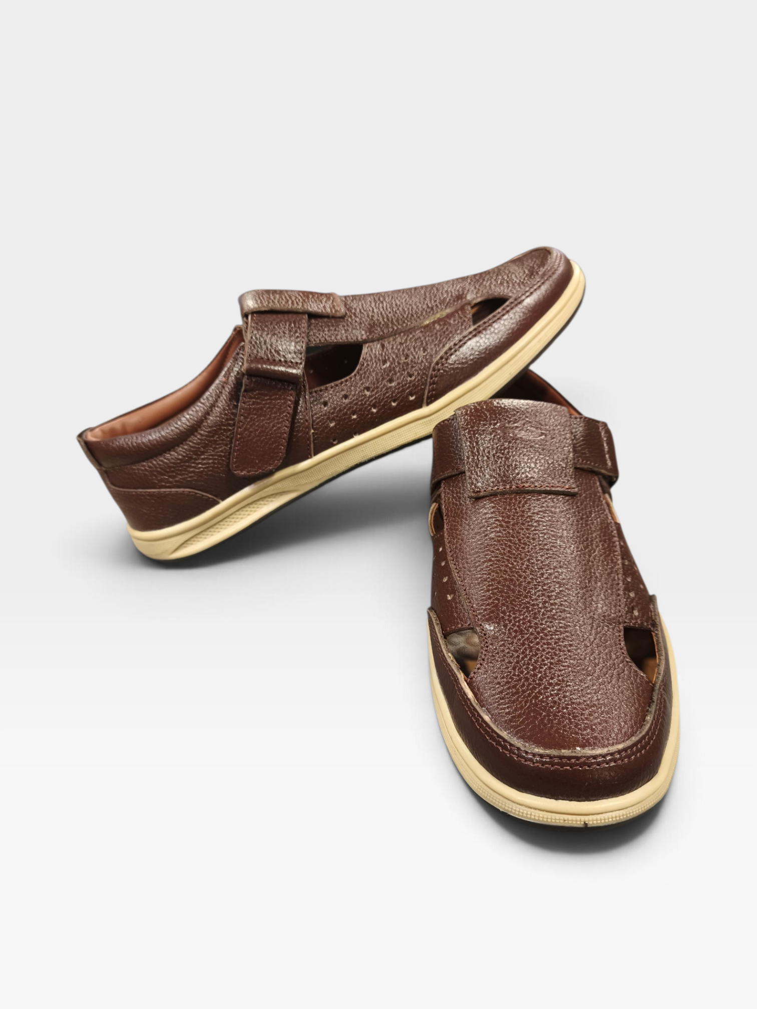 "PAW"Medicated Roman Leather Sandal -P601