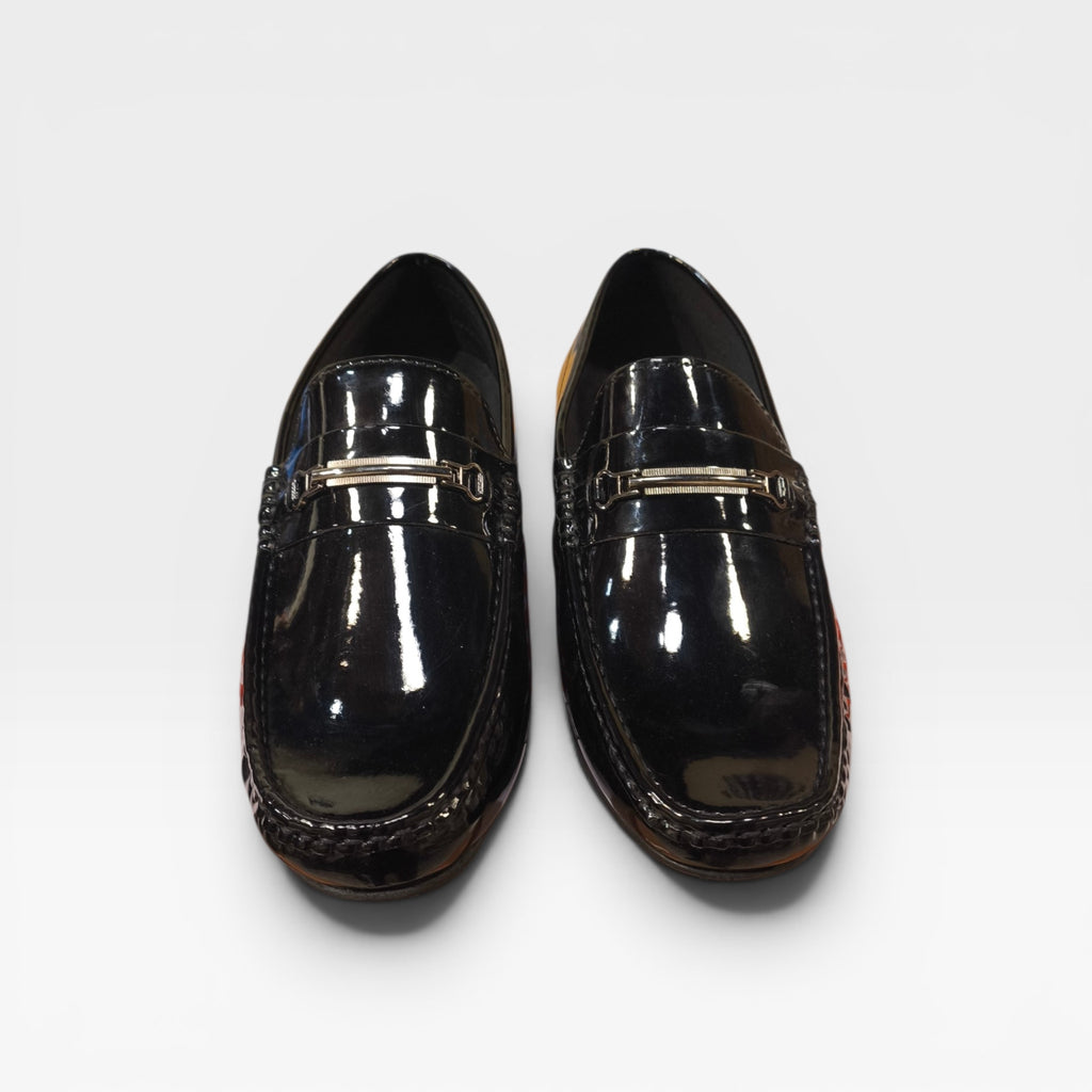 Hushpuppies Patent Moccasin-Richi