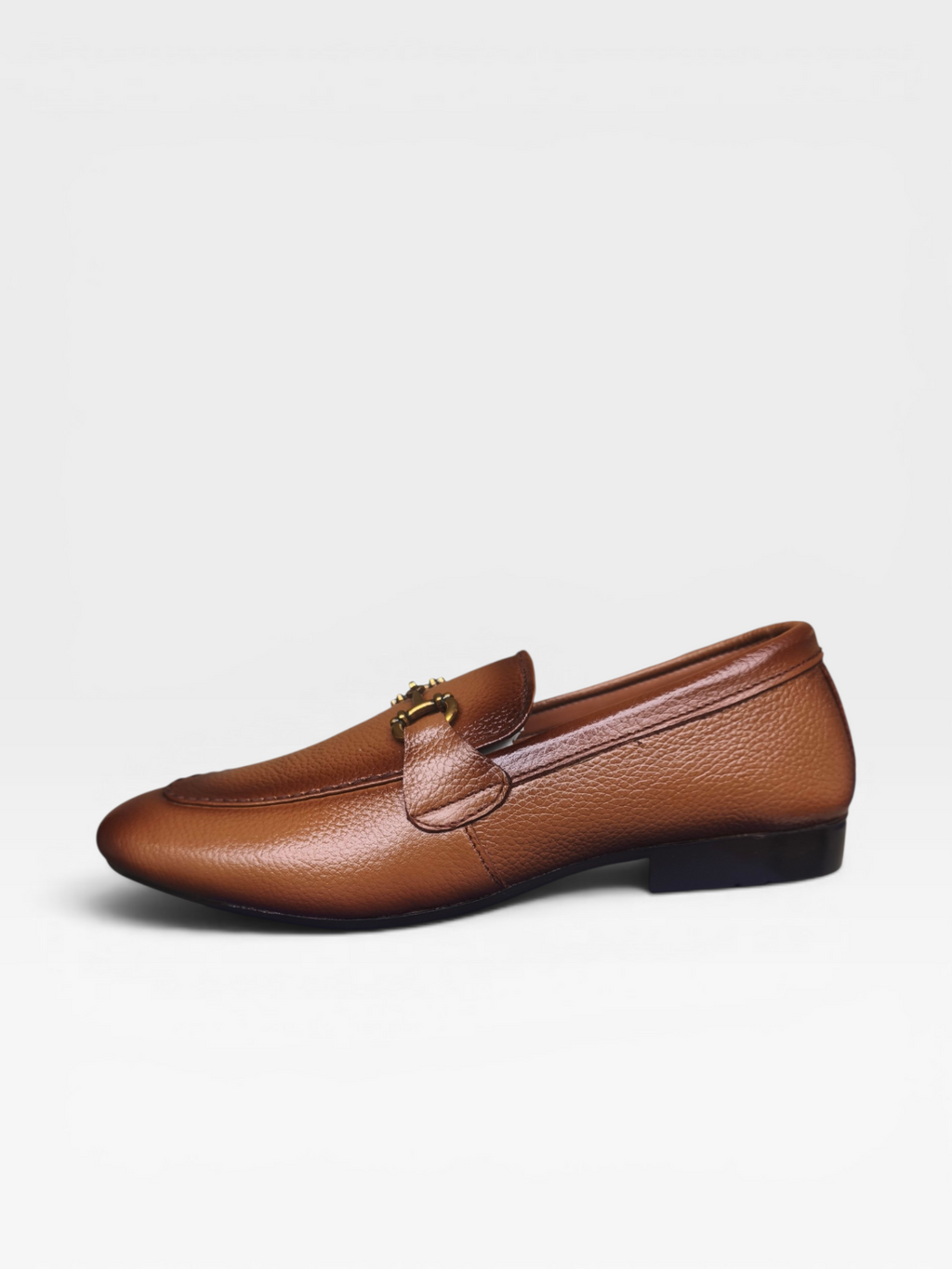 StacyAdams Pebble Grain Leather Loafers -H2121